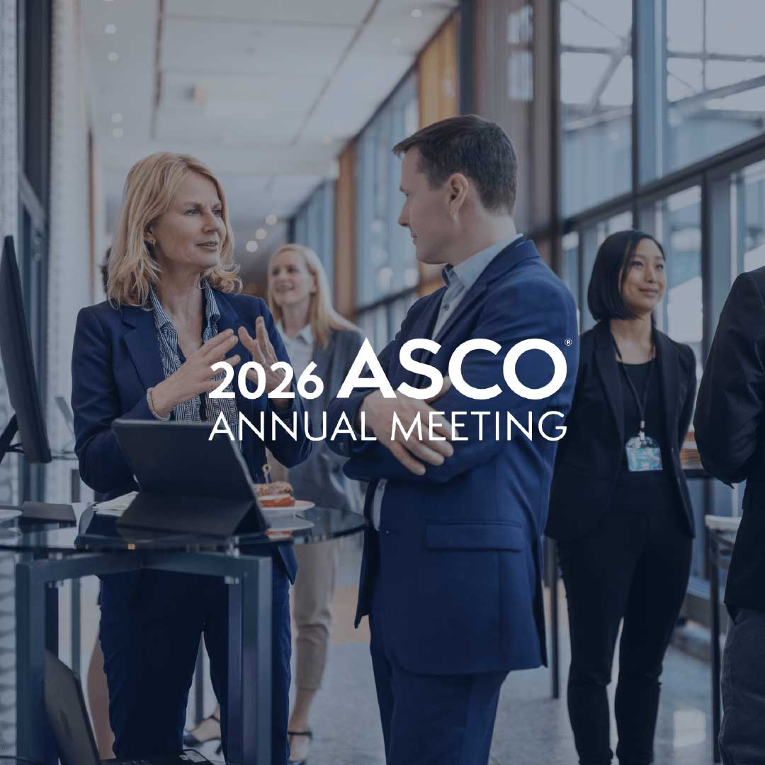 People networking at the 2026 ASCO Annual Meeting.