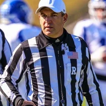 Mike dressed in his referee uniform